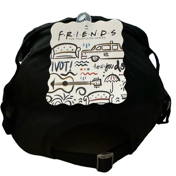 FRIENDS 2 for 1 Hat + Mask Baseball Cap Black OS Fits Most 14 Yrs & Older - Picture 2 of 8